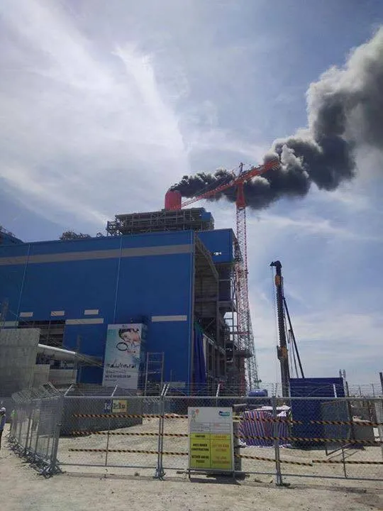 Cháy ở Nhà máy nhiệt điện Vĩnh Tân ảnh 3 Cháy ở Nhà máy nhiệt điện Vĩnh Tân ảnh 3