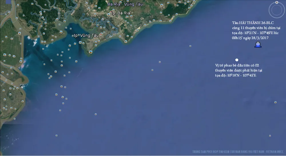 Khẩn trương tìm kiếm 9 thuyền viên tàu Hải Thành 26 ảnh 1
