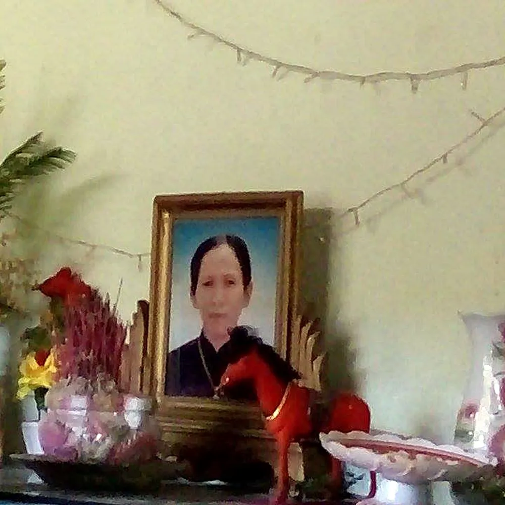 Di ảnh bà P. 