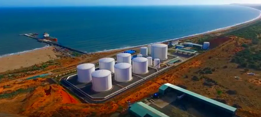 Tổng kho xăng dầu Dương Đông Hòa Phú. Ảnh: PĐ