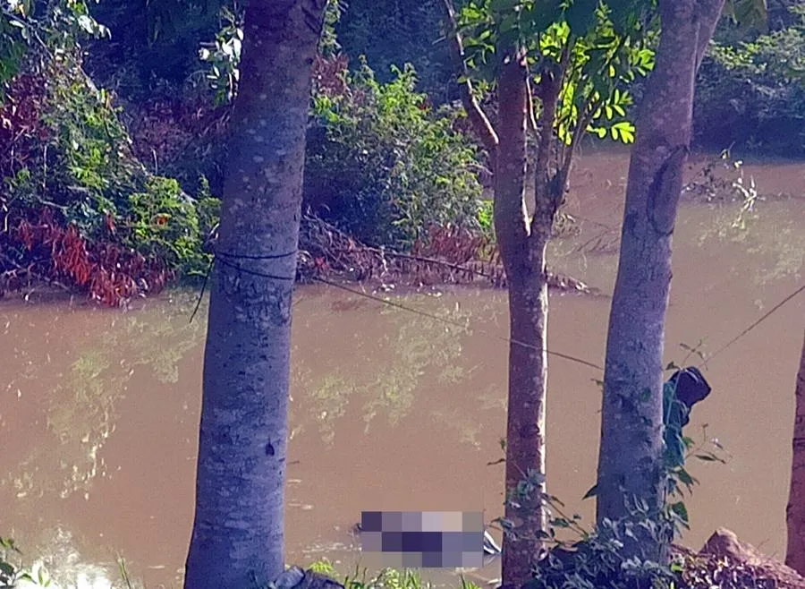 Hiện trường nơi phát hiện thi thể. Ảnh: BB