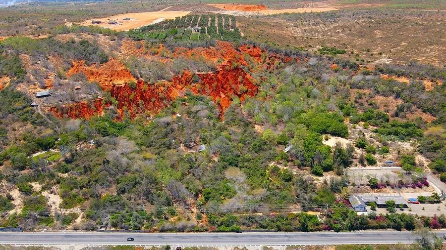 Toàn cảnh dự án nhìn từ trên cao. Ảnh: PĐ