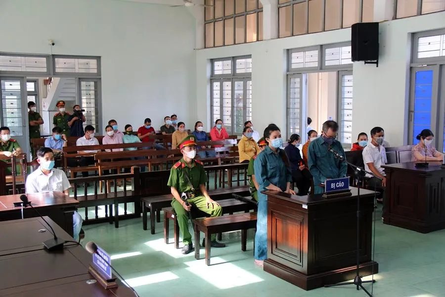 Quang cảnh phiên tòa chiều 30-5. Ảnh: PĐ