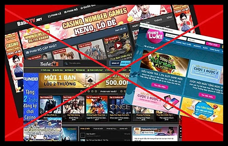 Các quảng cáo đánh bạc, mại dâm đầy dẫy trên mạng. Ảnh minh họa.