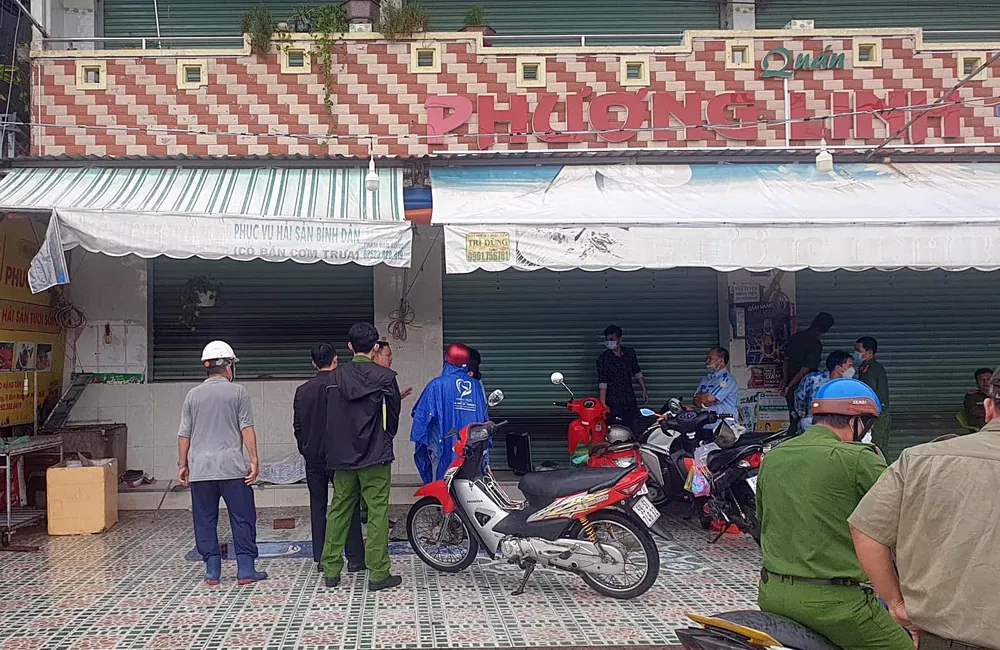 Hiện trường nơi phát hiện thi thể người đàn ông. Ảnh: PĐ