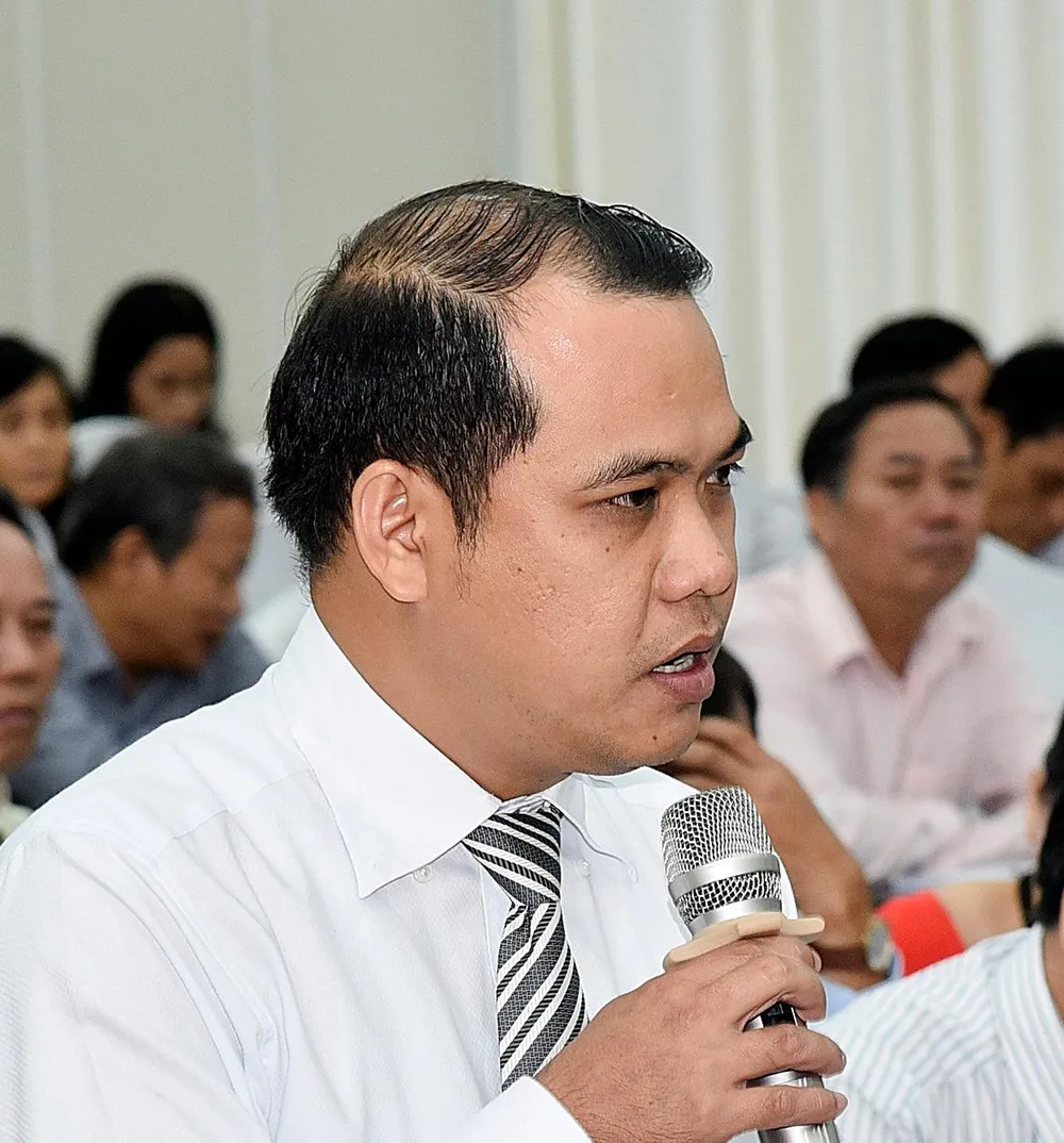 Ông Trần Nguyên Lộc, Gíam đốc Sở TN&amp;MT Bình Thuận. Ảnh ĐH.