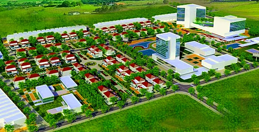 Phối cảnh khu tái định cư chung TP Phan Thiết, Phong Nẫm phê duyệt từ 2013 nhưng đến nay vẫn còn trên giấy.