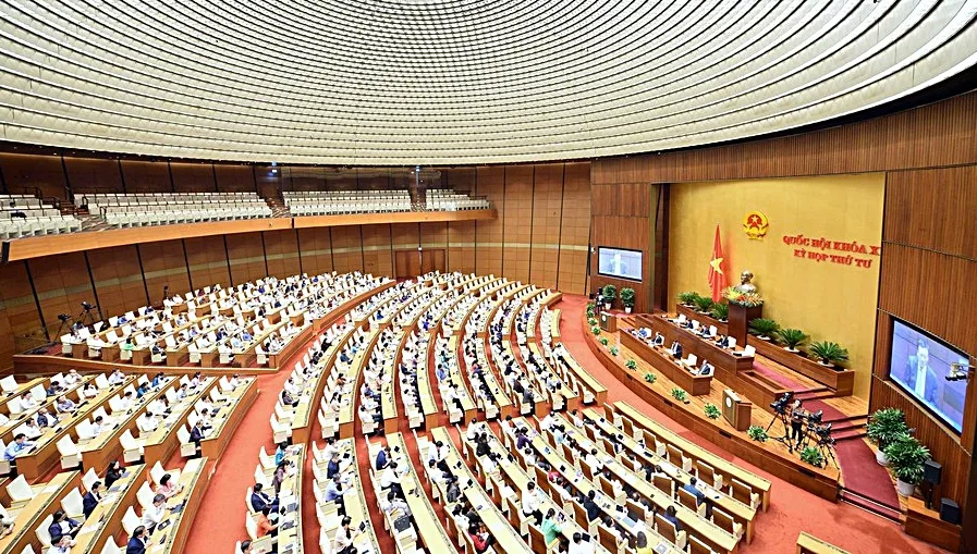 Kỳ họp thứ 4, QH khóa XV. Ảnh: CP