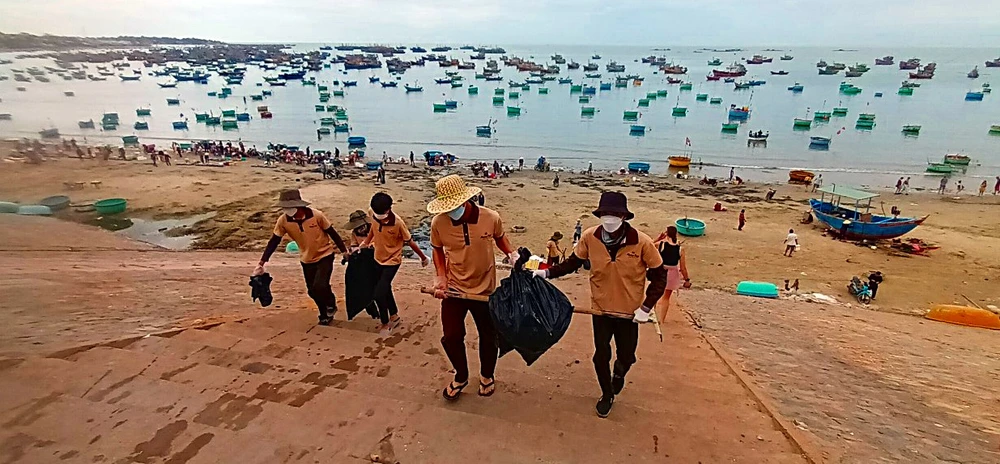 Làng chài Mũi Né đã hết nhếch nhác như trước đây.