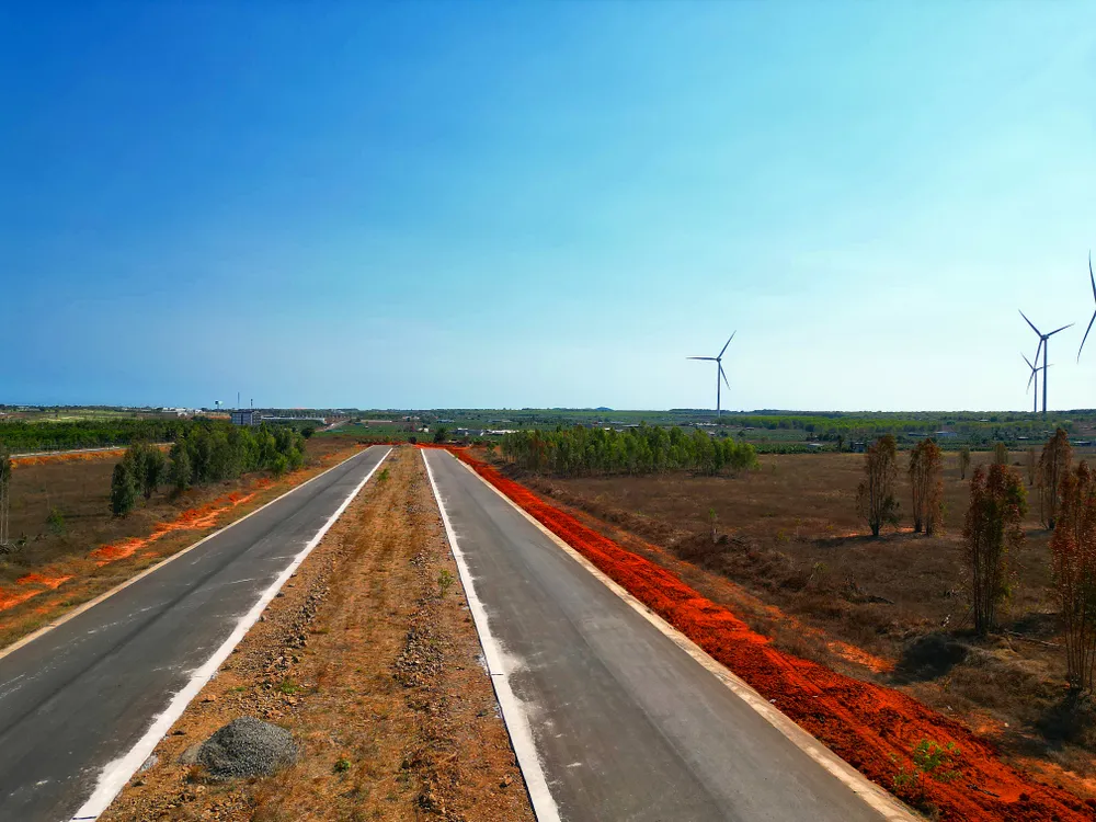 Đường 719B đến nay vẫn chưa hoàn thành. Ảnh: PN Đường 719B đến nay vẫn chưa hoàn thành. Ảnh: PN