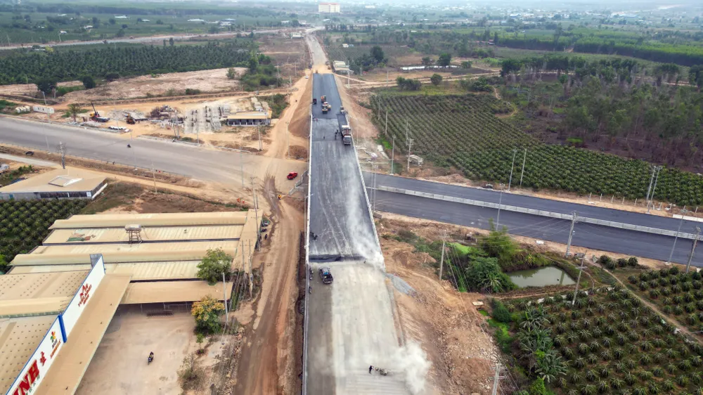 Nút giao Ba Bàu, Bình Thuận. Ảnh PN.