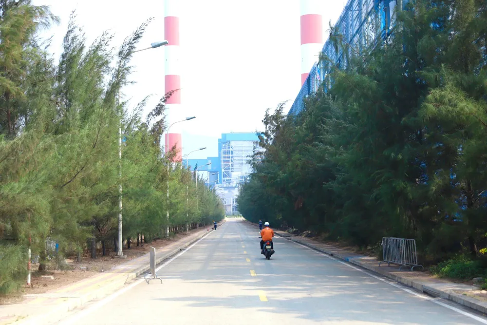 Bên trong Nhà máy Nhiệt điện Vĩnh Tân 4.