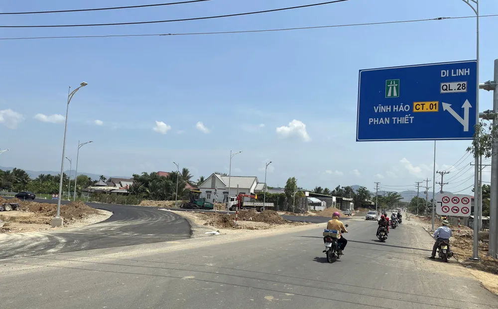 Nút giao QL28. Ảnh: PHƯƠNG NAM
