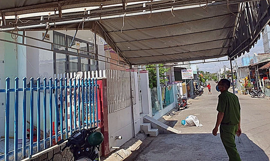 Hiện trường vụ việc. Ảnh: PĐ