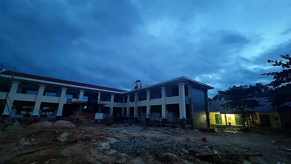 Công trình nơi xảy ra vụ việc.