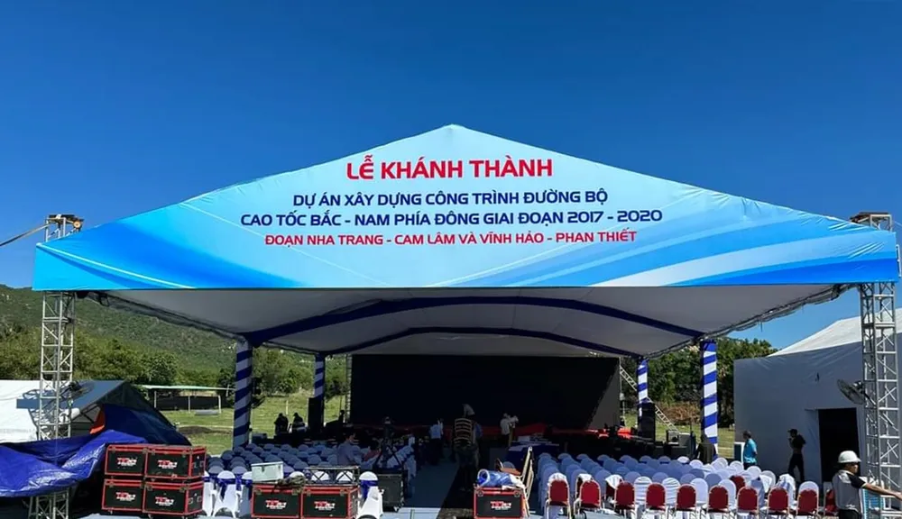 Công tác chuẩn bị tại điểm cầu Bình Thuận đã hoàn thành. Ảnh: BTV.