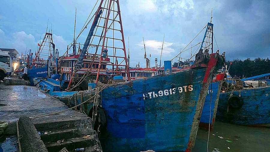 Con tàu nơi xảy ra sự việc đau lòng.