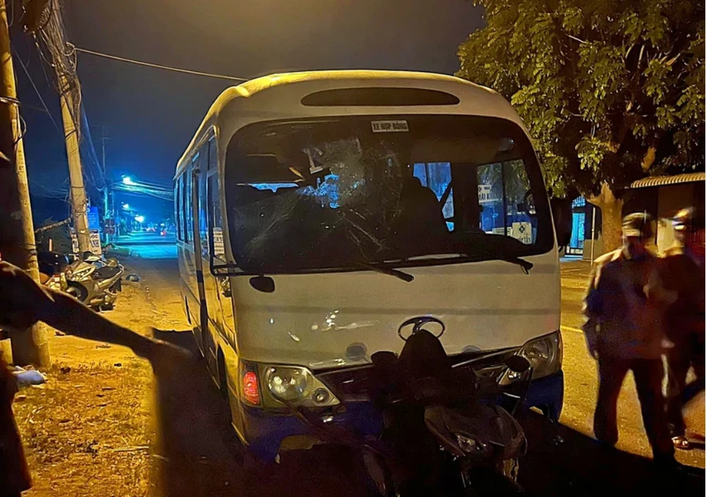 Vụ trộm ôtô gây tai nạn đêm 30-4. Ảnh PP. trom2.png