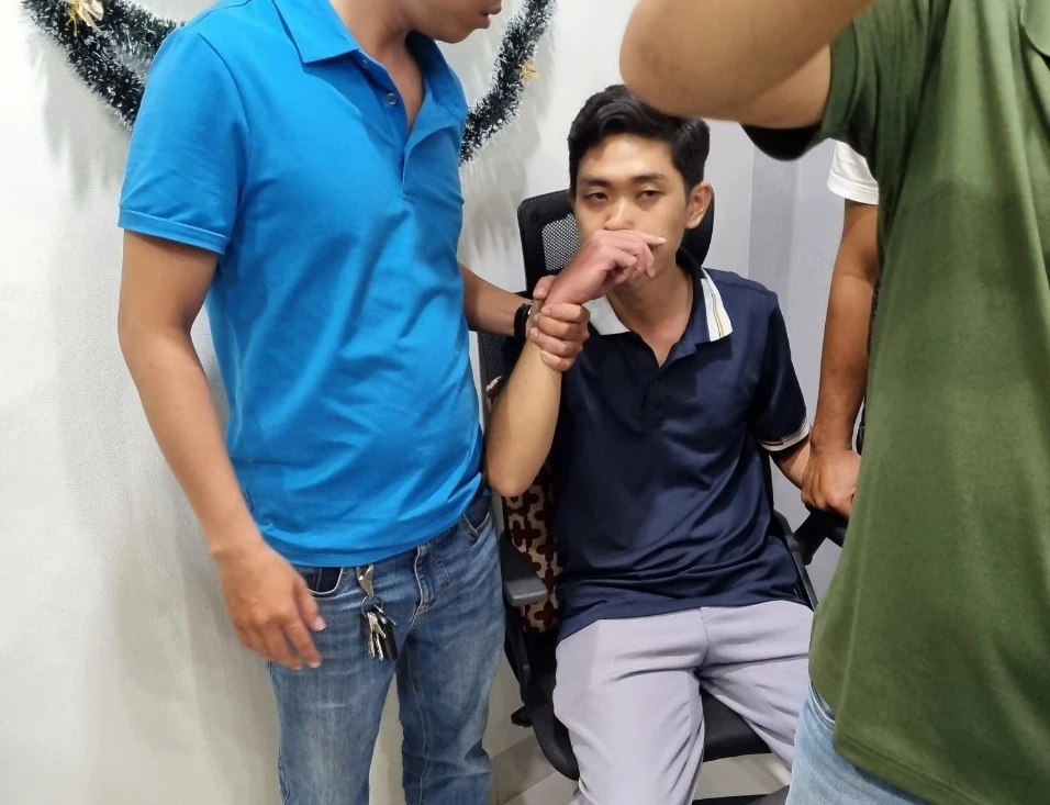 Tên cướp tiệm vàng Thái Văn Trường bị bắt giữ. tiem-vang (7).jpg