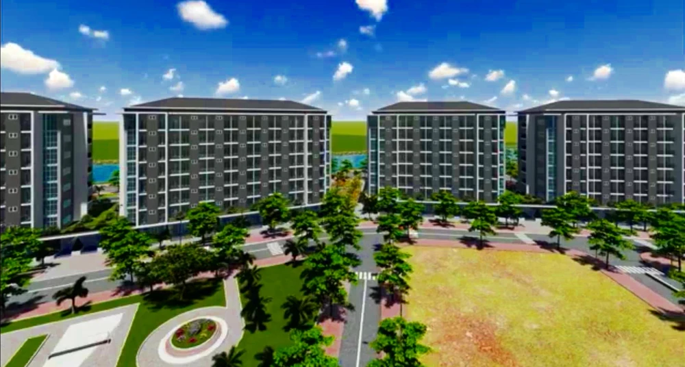 Phối cảnh chung cư sông Cà Ty, TP Phan Thiết chung cư