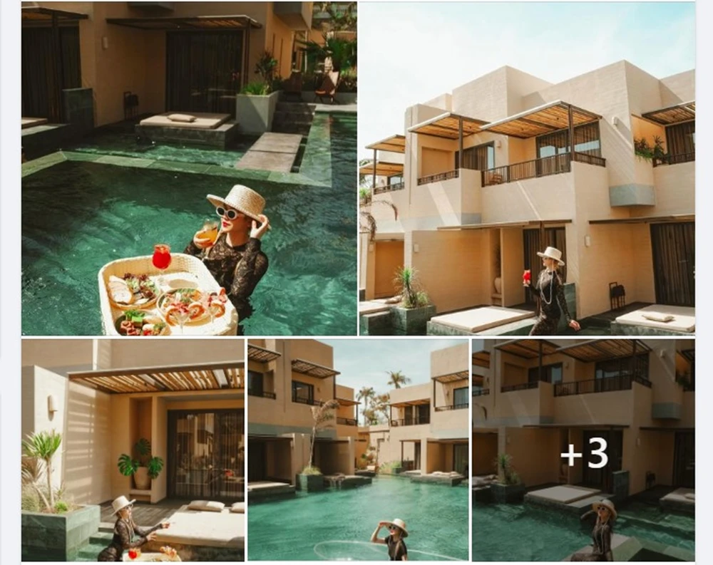 Các đối tượng lừa đảo thường lấy hình ảnh thật của resort đưa lên khiến nhiều du khách cả tin đặt phòng resort trực tuyến rồi sập bẫy. resort trực tuyến