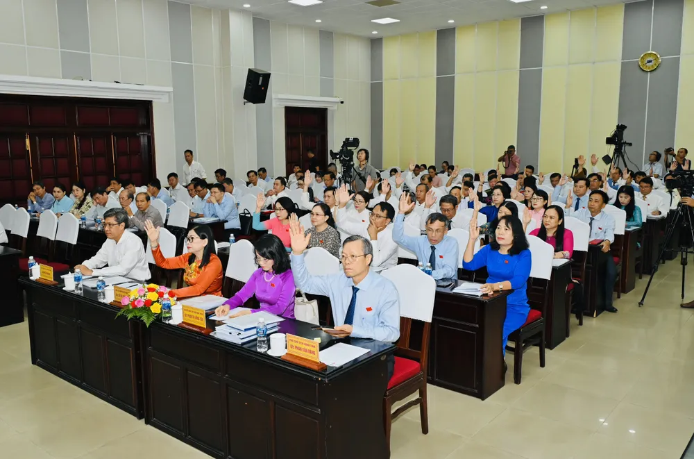 Quang cảnh kỳ họp. Ảnh: ĐÌNH HÒA thien-trieu-nam-quoc (2).jpg