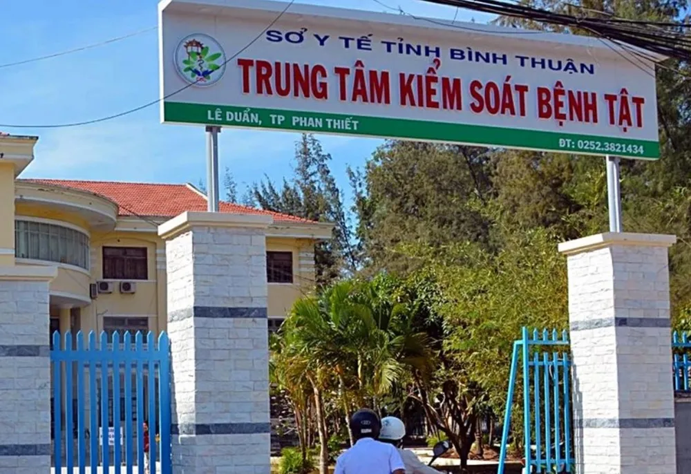 CDC tỉnh Bình Thuận. Ảnh PĐ. tỉnh Bình Thuận