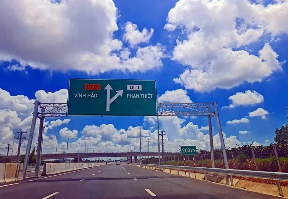 Cao tốc Vĩnh Hảo - Phan Thiết cũng do Nhà nước đầu tư. Ảnh PN nha-nuoc-dau-tu (1).jpg