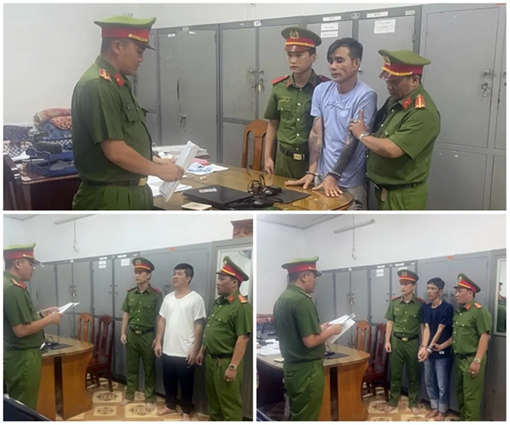 Nhóm cho vay lãi nặng bị bắt giam. cho vay lãi nặng