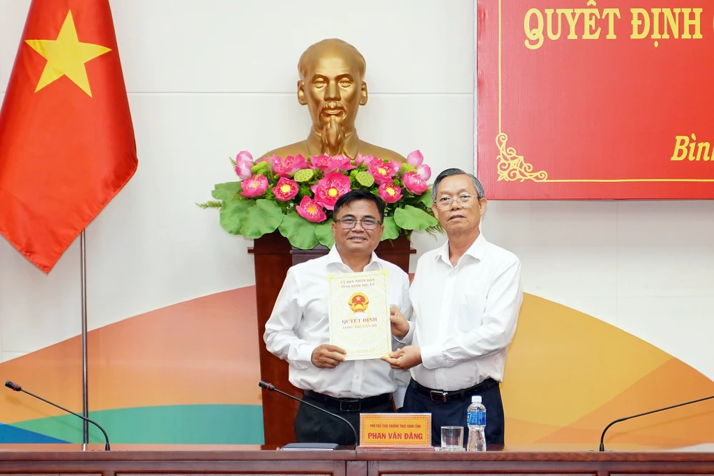 Tân Giám đốc Sở Tài nguyên và Môi trường tỉnh Bình Thuận