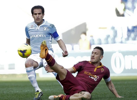 Lazio và AS Roma đã chia điểm trong trận cầu không có bàn thắng