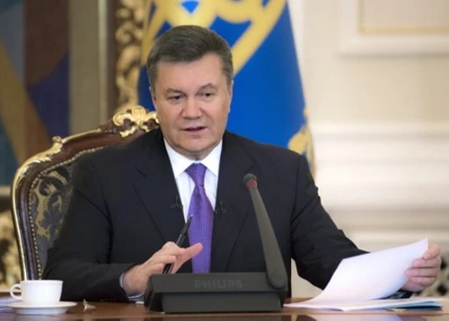 Cựu tổng thống Ukraine Viktor Yanukovych. Ảnh: AFP.