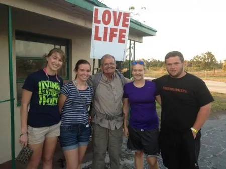 Rất nhiều người đã ủng hộ Steve Fugate trong chuyến đi của ông