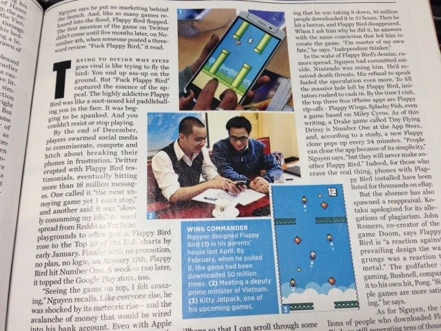 Rolling Stone đăng ảnh Phó Thủ tướng tiếp cha đẻ Flappy Bird ảnh 1