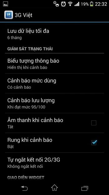 Thủ thuật quản lý và theo dõi dung lượng mạng 3G sử dụng trên Android