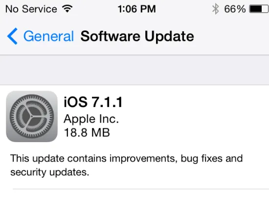 iOS 7.1.1, iPhone, iPad, iPod Touch iOS 7.1.1, iPhone, iPad, iPod Touch