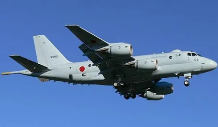 Nhật chuẩn bị máy bay chống tàu ngầm Trung Quốc ảnh 1 The P-1, the Japan Maritime Self Defense Forces most advanced patrol aircraft. (Internet photo)