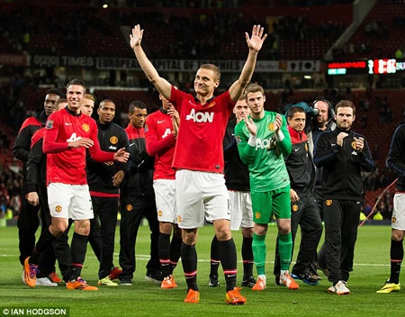 Đội trưởng Vidic nghẹn ngào nói lời chia tay MU ảnh 1 Vidic nghẹn ngào nói lời chia tay MU
