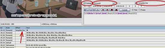 Hướng dẫn sử dụng Aegisub để tạo karaoke: Trước tiên hãy tạo thêm một dòng phụ đề nữa ở bất kỳ khoảng thời gian nào, đặt cùng kiểu chữ (style) với kiểu của những dòng bạn muốn có hiệu ứng này. 9-Huong-dan-su-dung-Aegisub-tao-hieu-ung-karaoke-karaoke-effect.jpg
