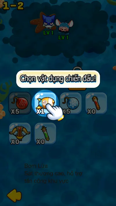 Các vật dụng chiến đấu