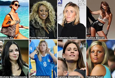 Tuyển thủ Italia được sex thoải mái ở World Cup ảnh 1 Vợ và bạn gái của các tuyển thủ Italia được phép ở chung khách sạn của đội