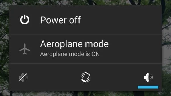 Chế độ Máy bay, smartphone, Airplane Mode