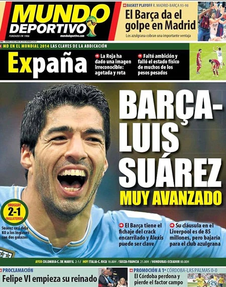 Suarez sắp đầu quân cho Barca