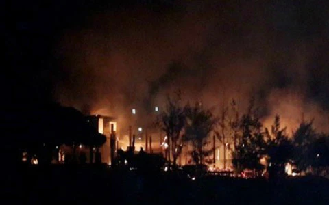 hỏa hoạn; Tĩnh Gia; Hải Hòa