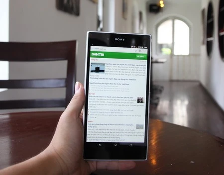 Màn hình cỡ lớn giúp cho việc duyệt web thuận tiện hơn