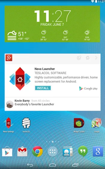 launcher Android, ứng dụng Android, ứng dụng hay, nova launcher