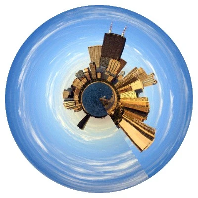 Một vài hình ảnh độc đáo được tạo ra bởi ứng dụng Planet Camera