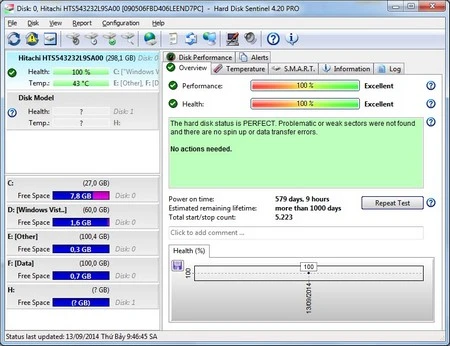 Quản lý tình trạng sức khỏe trên ổ cứng để đề phòng mất mát dữ liệu