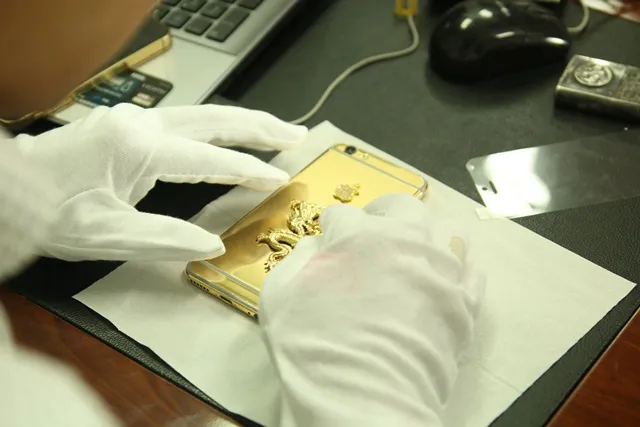  iPhone 6 mạ vàng đầu tiên ở Việt Nam ảnh 3