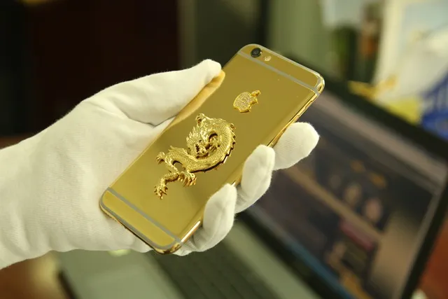  iPhone 6 mạ vàng đầu tiên ở Việt Nam ảnh 4